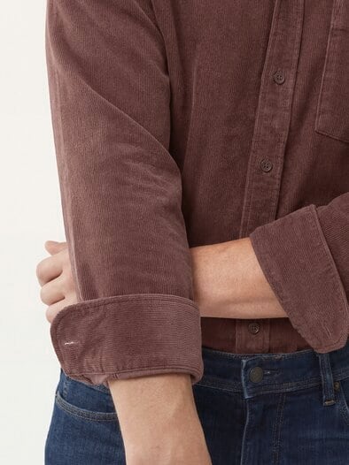 Soft-Cord Overshirt Rost