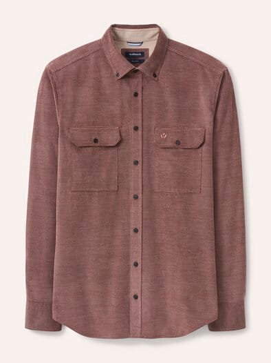 Soft-Cord Overshirt Rost