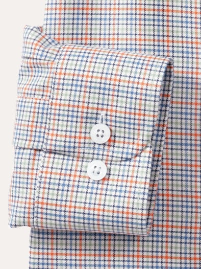 Extraglatt-Hemd Soft-Twill Vichy Multi