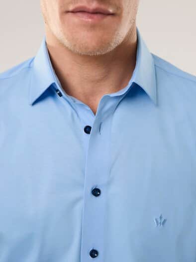 Performance-Hemd Hellblau