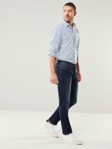 Extraglatt Hemd Minimal Druck