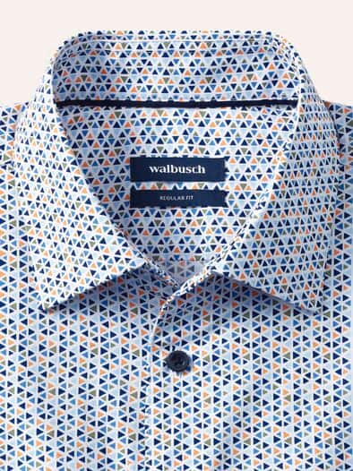 Extraglatt Hemd Minimal Druck