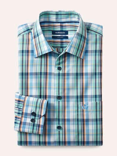 Extraglatt Hemd Karo Multi