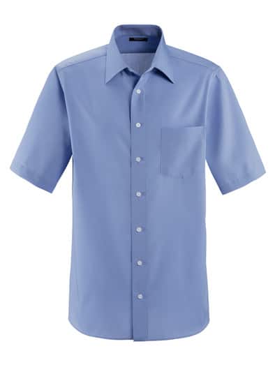 Extraglatt-Hemd Kent-Kragen Azur