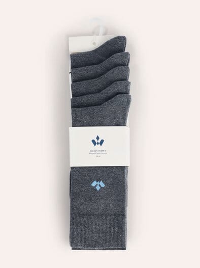 Baumwoll-Socke Everyday Grau Melange