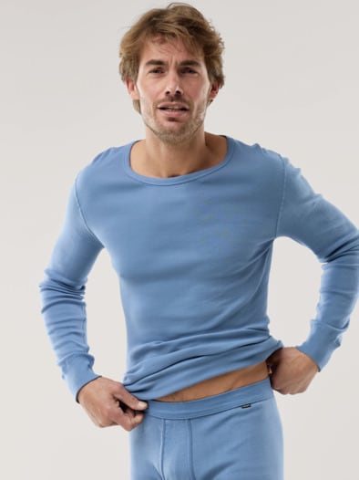 Thermo-Langarmshirt 2er-Pack Blau