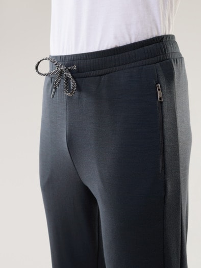 Jersey Hose Climate Wool Anthrazit