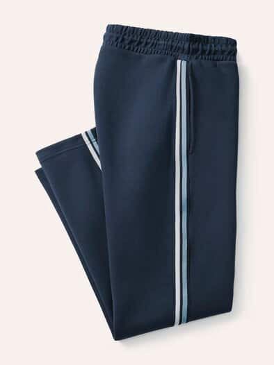 Jersey Hose Galonstreifen Marine
