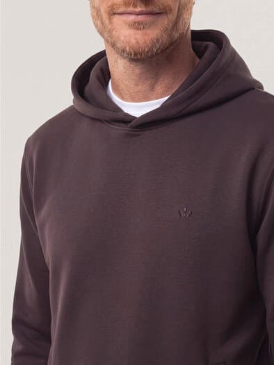 Sweatshirt mit Kapuze Bordeaux