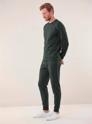 Sweatshirt mit Rundhals Grün