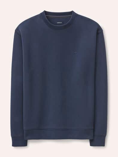 Sweatshirt mit Rundhals Marine