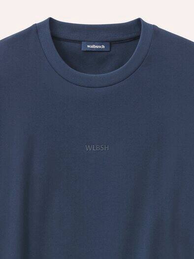 T-Shirt aus Baumwolle Marine