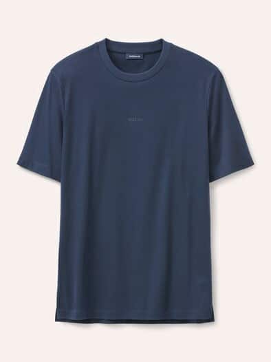 T-Shirt aus Baumwolle Marine
