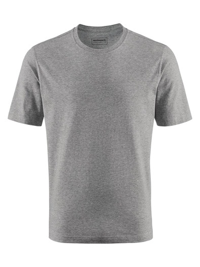 T-Shirt Rundhalsausschnitt Mittelgrau