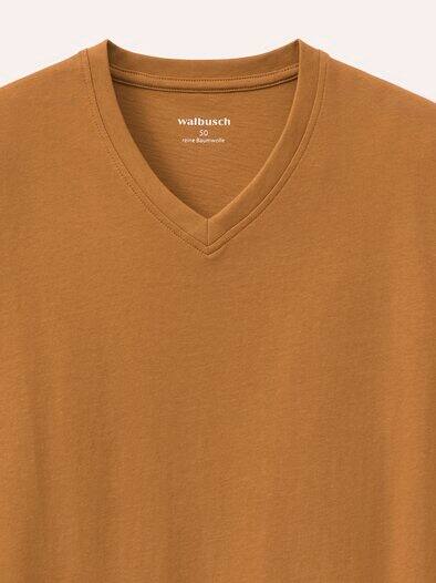 T-Shirt V-Ausschnitt Messing