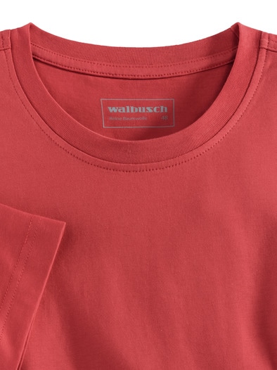 T-Shirt Rundhalsausschnitt Koralle