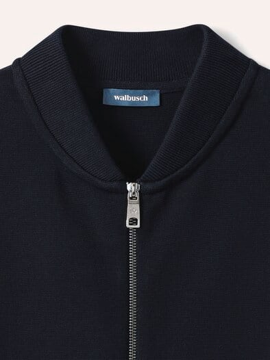 Milano Zip-Jacke Navy