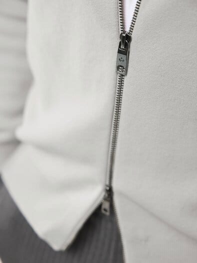 Milano Zip-Jacke Stein