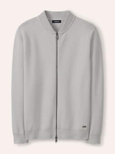 Milano Zip-Jacke Stein