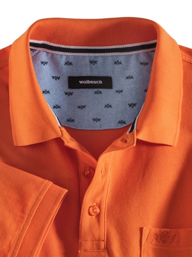 Pique-Polo Pima Cotton Orange