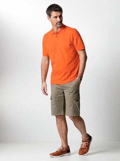 Pique-Polo Pima Cotton Orange