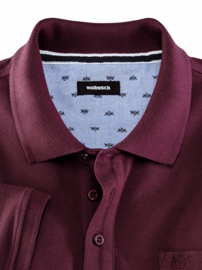 Pique-Polo Pima Cotton Burgund
