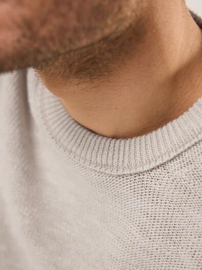 Premium Leinen-Pullover Natur