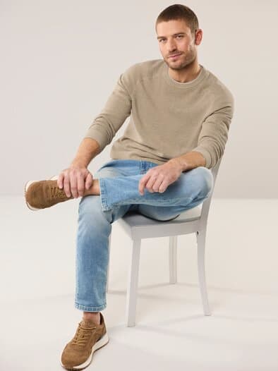 Ottoman Pullover Sand