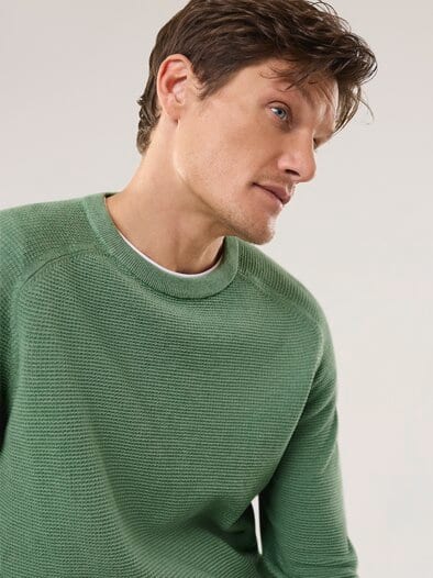 Ottoman Pullover Lindgrün