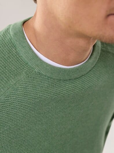 Ottoman Pullover Lindgrün