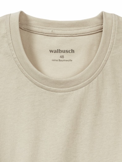 T-Shirt Rundhalsausschnitt Natur