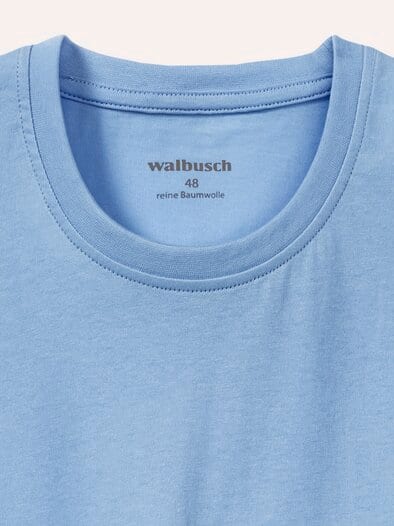 T-Shirt Rundhalsausschnitt Hellblau