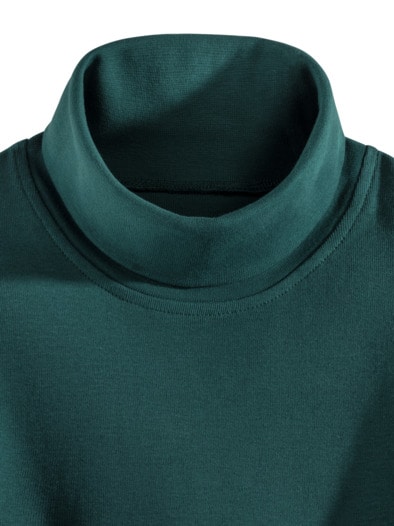 Rollkragen-Shirt Clubgrün