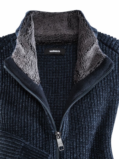 Thermo-Strukturmix-Jacke Marine