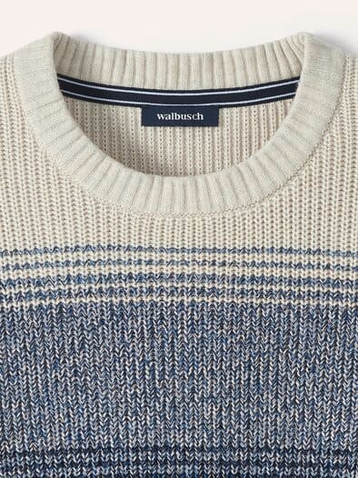Degradee Pullover Blau