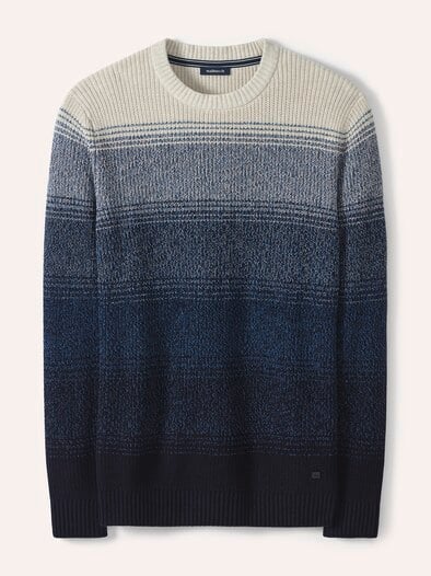 Degradee Pullover Blau