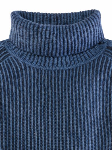 Rippen-Rolli Kuschelweich Jeansblau