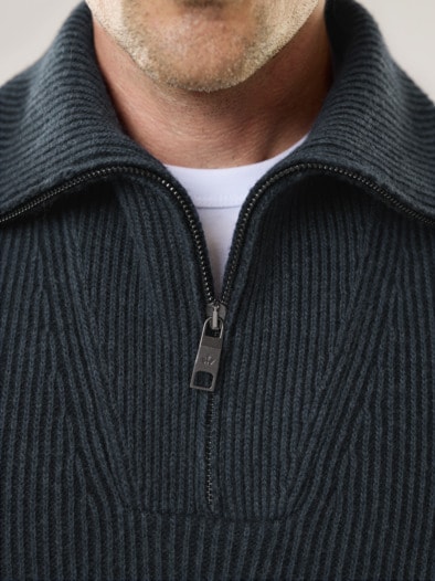 Vanise-Troyer Jeansblau