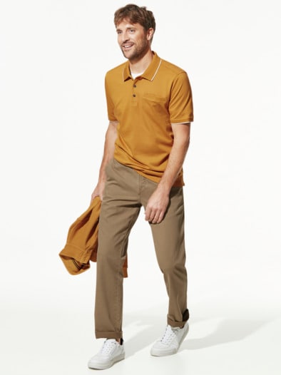 Freizeit-Polo Summer Spice Safran