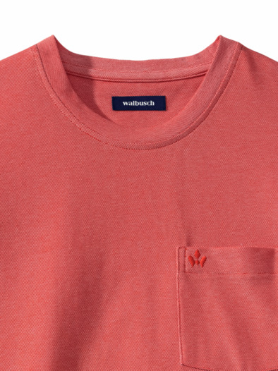 Extraglatt T-Shirt Koralle