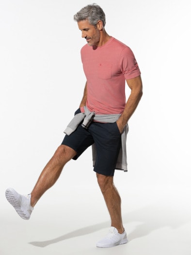 Extraglatt T-Shirt Koralle