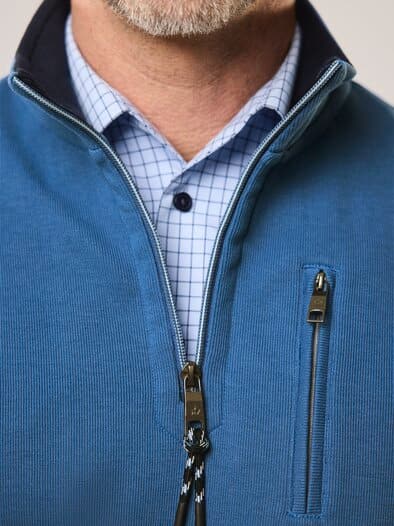 Extraglatt-Troyer Frischekick Mittelblau