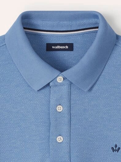 Premium Polo Mittelblau