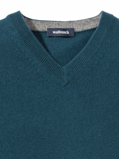 Premium Cashmere-Pullover Smaragd
