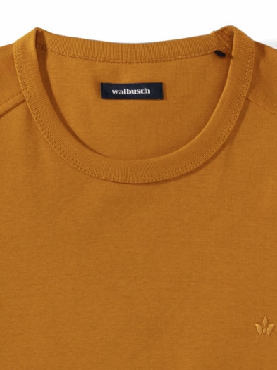 Das zu schade für drunter-Shirt Safran