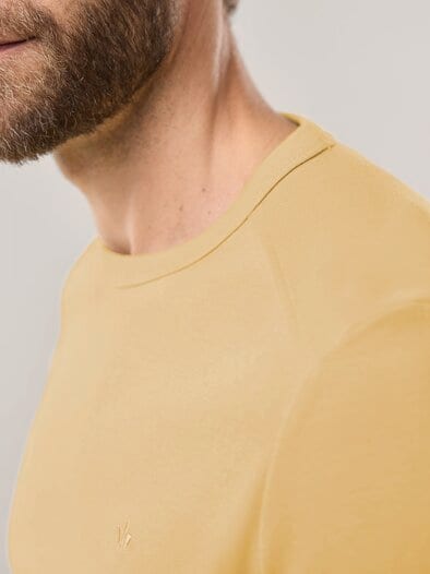 Das zu schade für drunter-Shirt Gelb