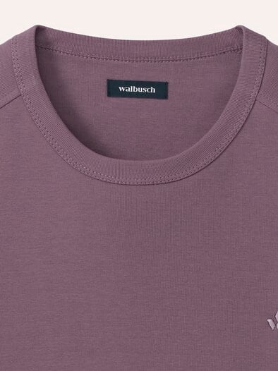 Das zu schade für drunter-Shirt Flieder