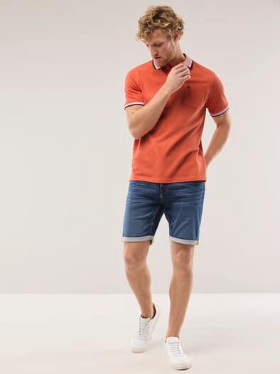 Pique-Polo Hitzefrei Uni Orange