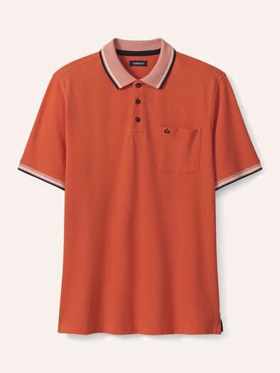 Pique-Polo Hitzefrei Uni Orange