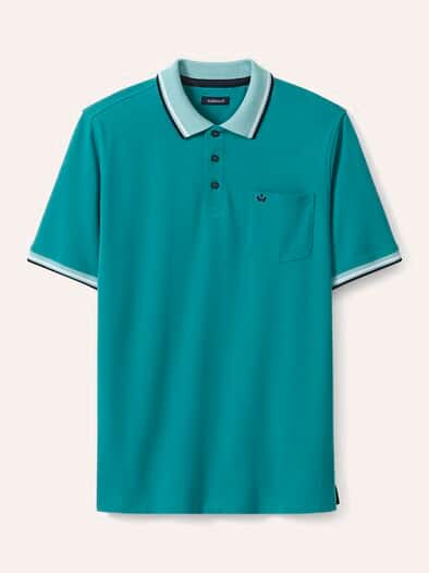Pique-Polo Hitzefrei Uni Aqua